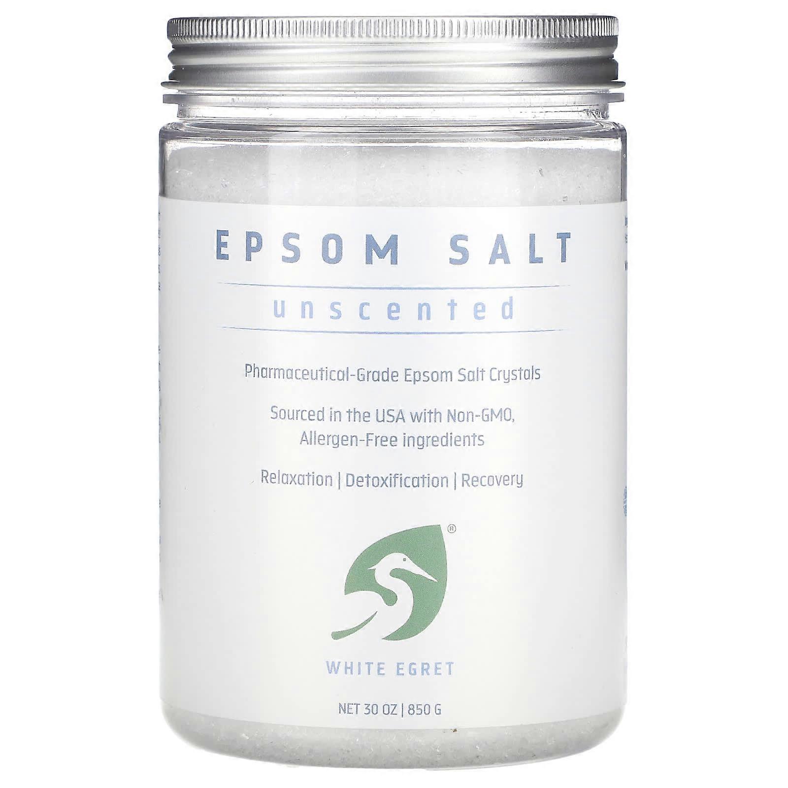 Epsom Salt, Unscented, 30 oz (850 g)