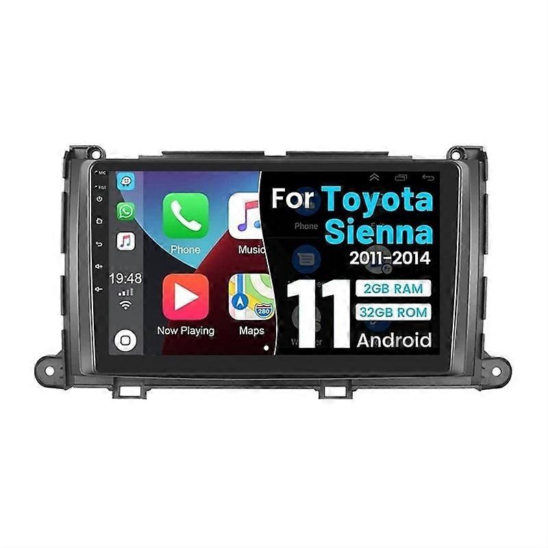 Stereo Radio for Toyota Sienna 2011-2014 Android GPS Carplay 4G+64G