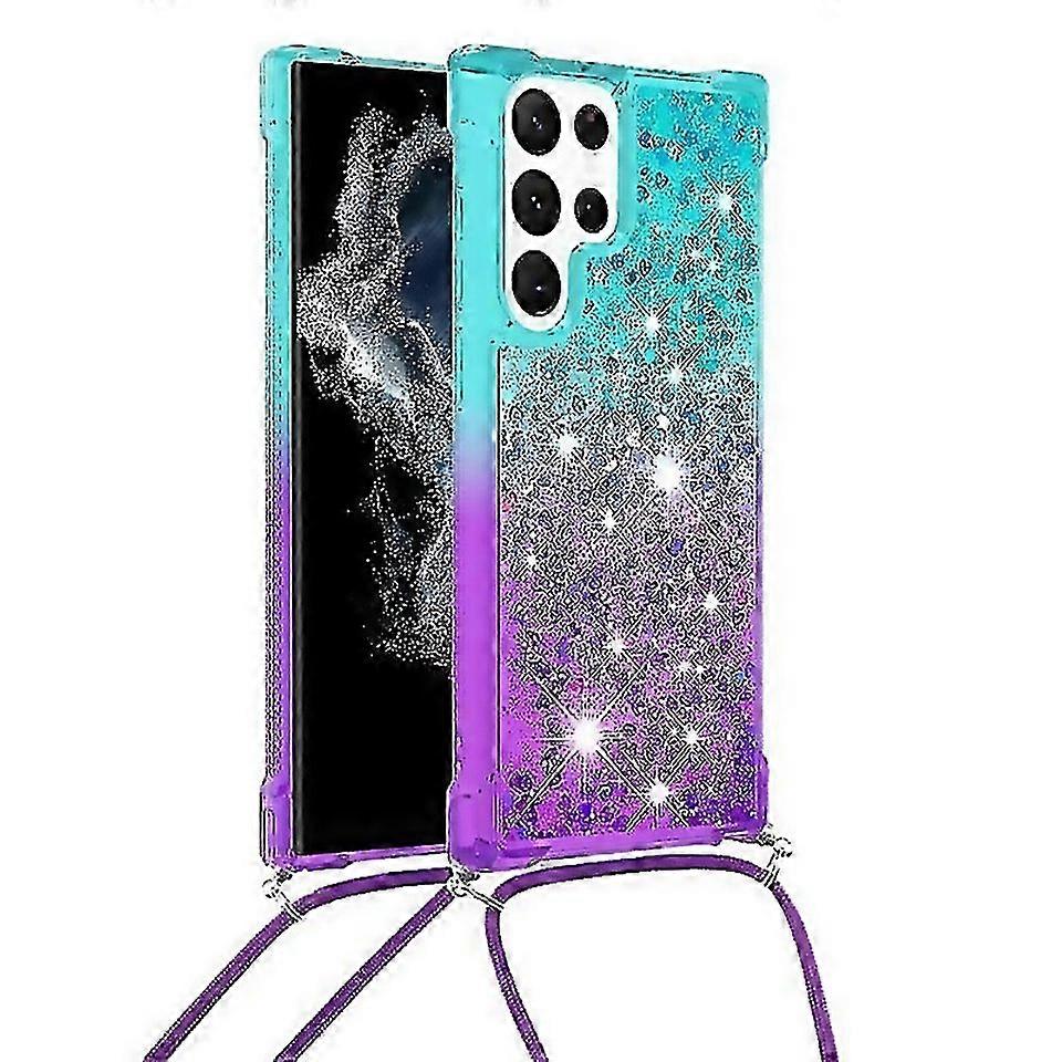 For Gradient Quicksand Case Compatible With Samsung Galaxy S24 Ultra Soft Tpu Four Corners Antidrop