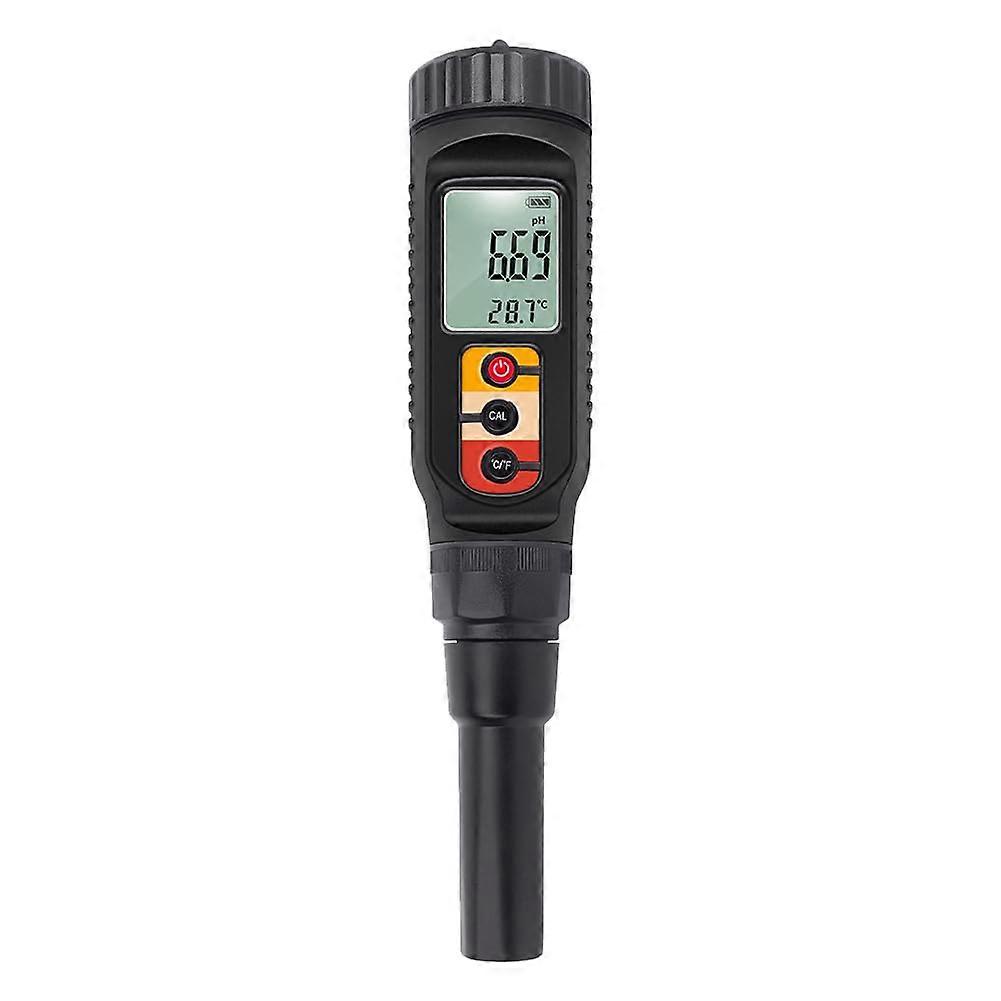 Digital Food PH Meter 0.0014.00 PH Range Temperature Reading Dough Soil PH Tester For Meat Cheese Bread Analyzer Meter