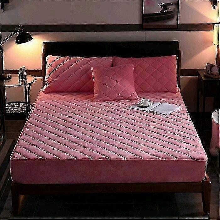Soft quilted fitted sheet for Nordic climates - crystal warm fabric