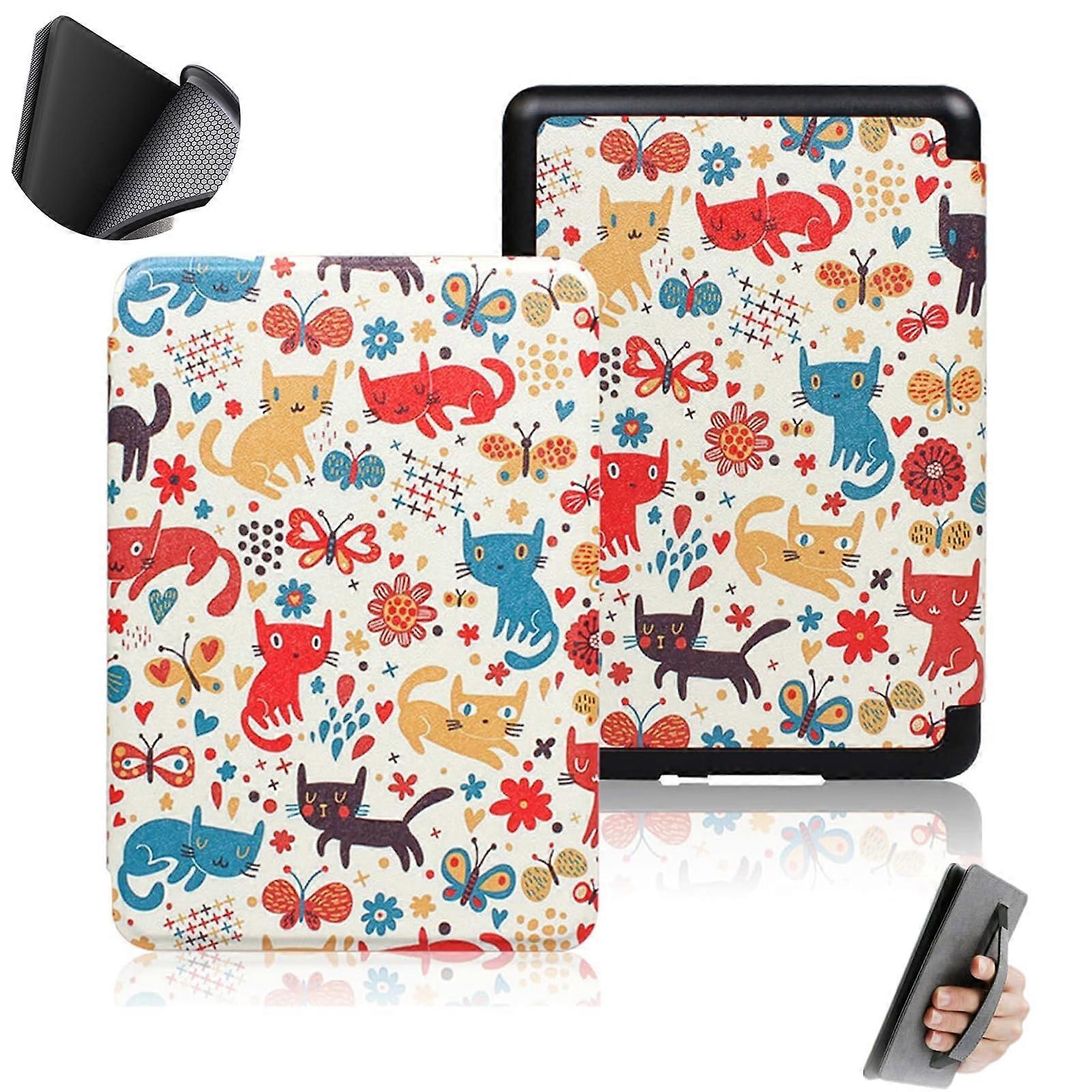 Case for 6Inch, Light and Compact, Hand Strap Design, Soft TPU Back