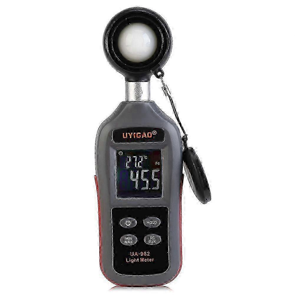 UYIGAO High Accuracy Digital Light Meter Luxmeter Lux Luminometer Photometer