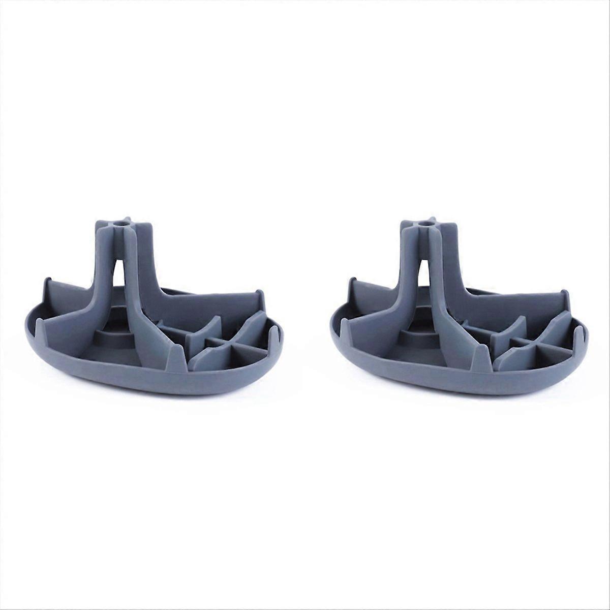 2pcs Drain Ice Cup Drying Rack Bottle Glass Drain Rack Gray