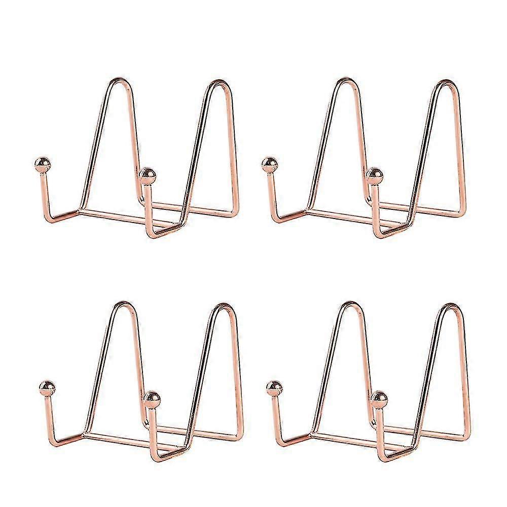 4pcs Plate Stands For Display Plate Holder Display Stand Metal Frame
