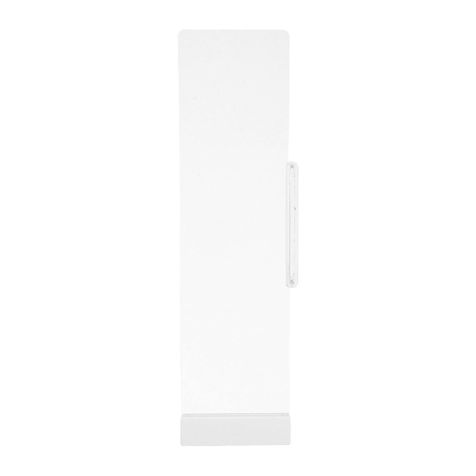 1Set LED Glowing Memo Board for Computer Monitor - Clear Desktop Note Holder Side Panel Sticky Reminder Message Board Writing Pad for Office