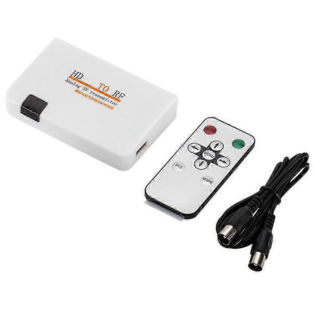 Hdmi-compatible To Rf Coaxial Converter Box Adapter Hd Digital Analog