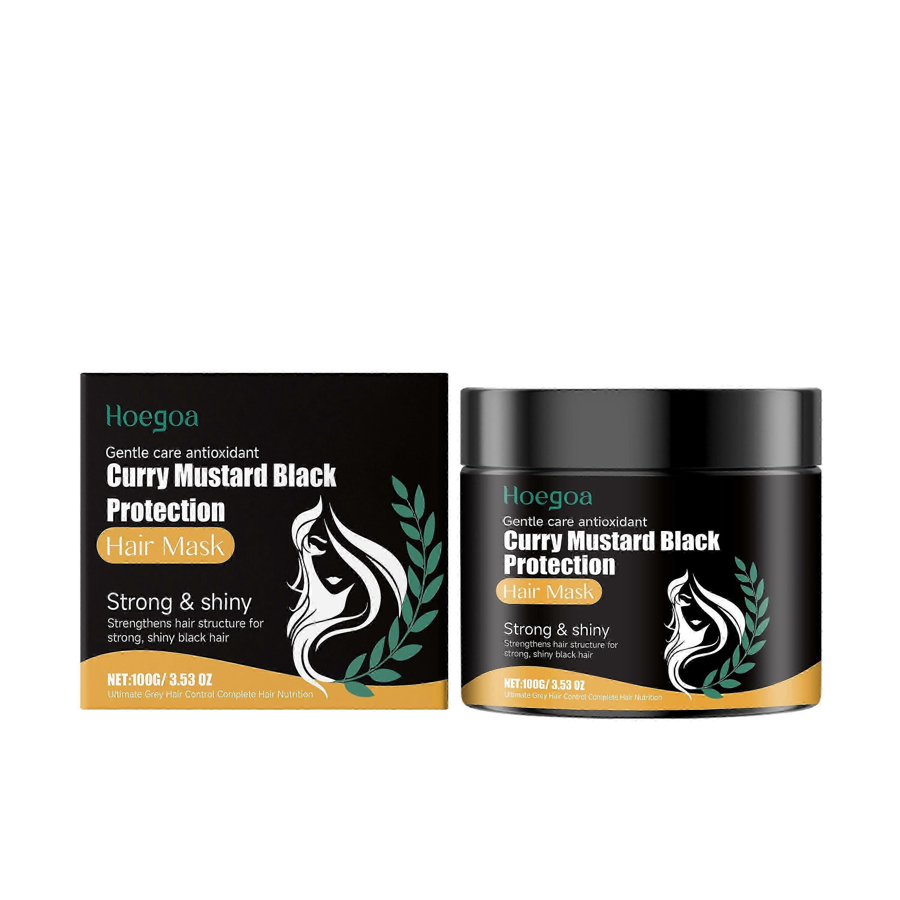 Curry Mustard Curing Hair Mask