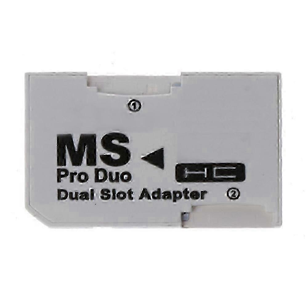 Card Reader Micro-SD TF to MS Pro Card Adapter Single Dual Slots for PSP Gamepad for PSP Card
