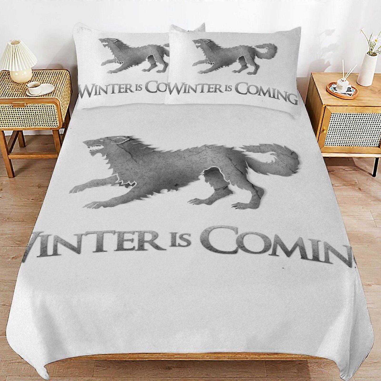 u215 Game of Thrones Smooth Fabric Durable Zipper Comfortable Texture Machine Washable Duvet Cover Sets for Bed n215