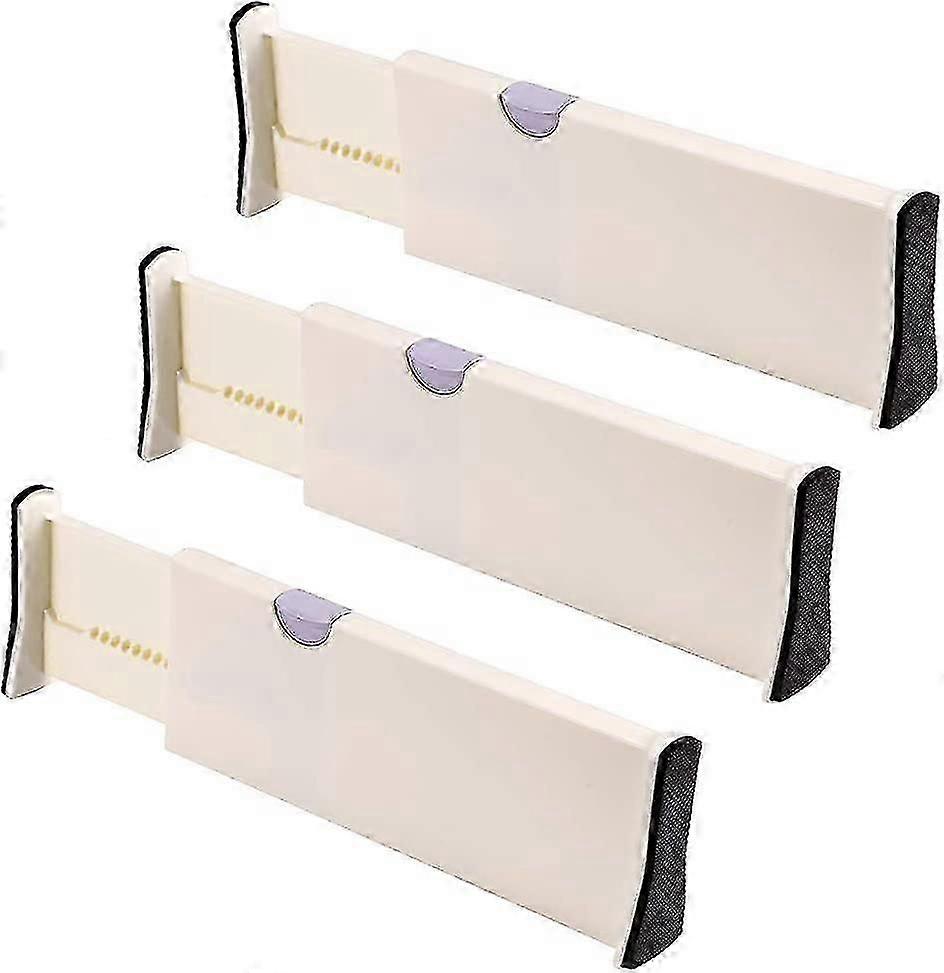 3pcs Drawer Divider Organizer - Drawer Divider for storing underwear, socks, dishes, Space-Saving Solution