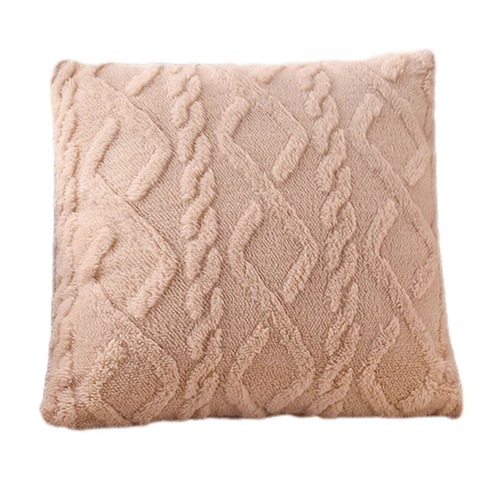 Plush Geometric Throw Pillows Decorative Cushions For Living Room