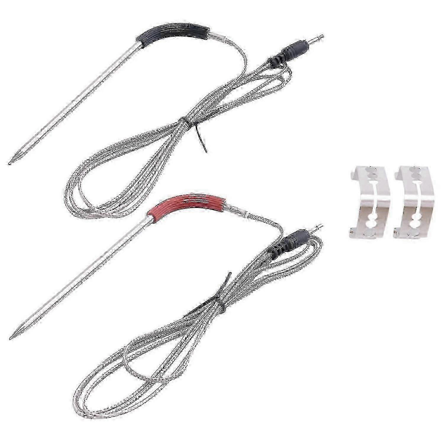 2-Pack Repalcement Meat Probe for Weber Grill and Smoker,Temperature Probe with Probe Clip Accessori