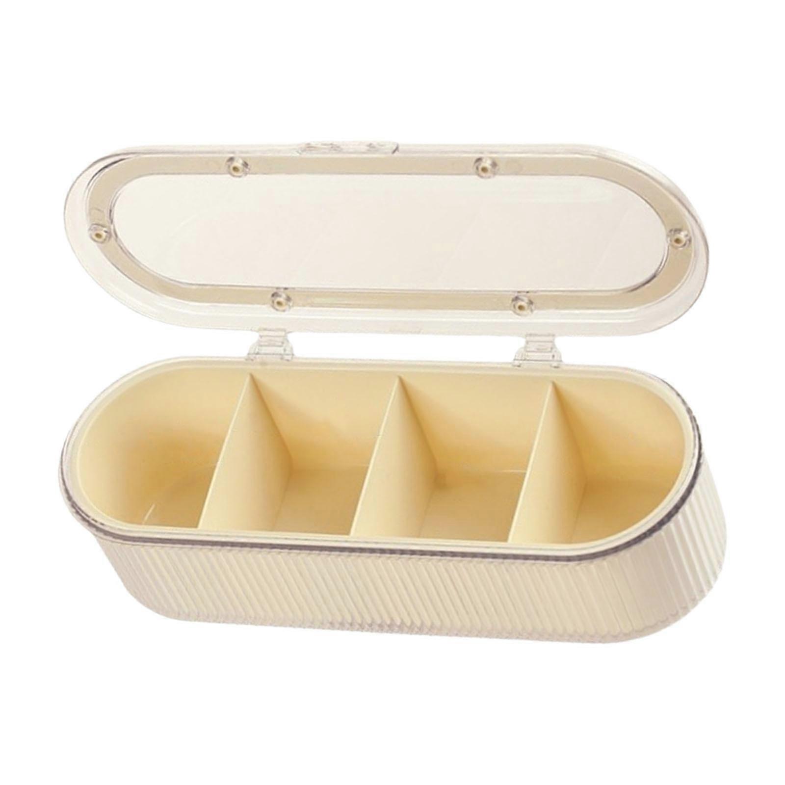 Multiple Layer Clear Jewelry Planner Box For Bracelets Necklaces Dense Plastic Storage Case With Dustproof Plan Multicolor