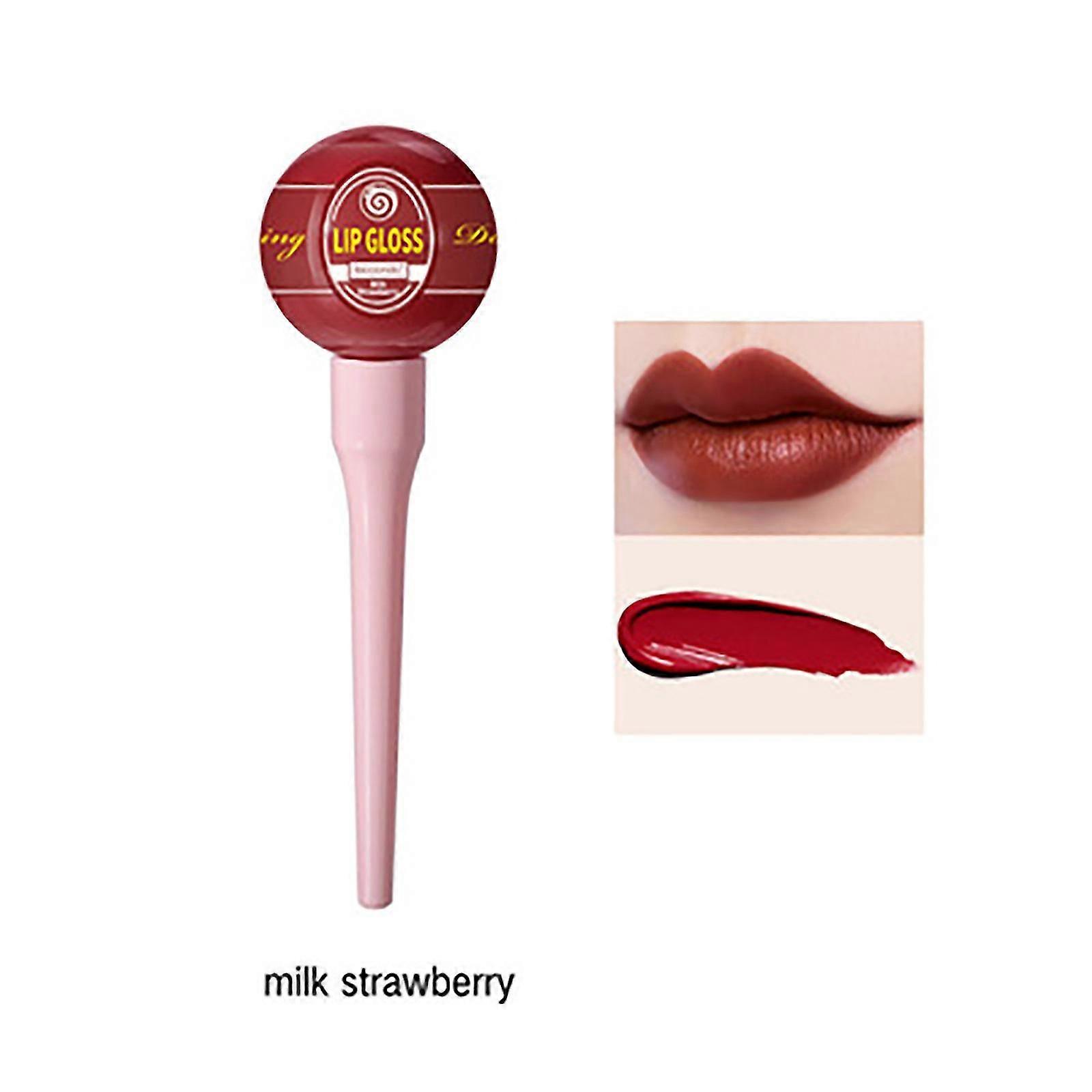 Ibcccndc Lollipop Lip Gloss Matte Matte Velvet Lip Glaze Is Not Easy To Fade Lip Gloss