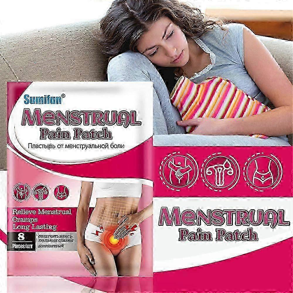Relieve Menstrual Cramp Abdominal Heating Herbal Patch Warm Palace Patch Heating Uterus Skin External Patch