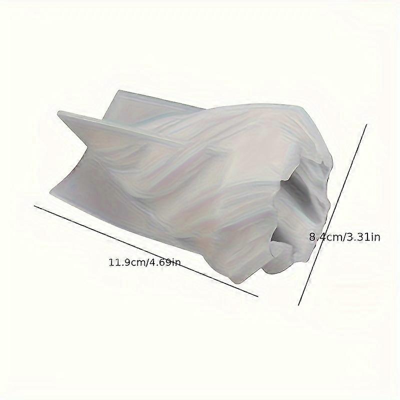 תבניות עץ חג המולד תלת מימדיות גיאומטריות - נרות סיליקון בצורת ספירלה מחודדת, סבוני שרף ותבניות חימר לקישוטי חג DIY