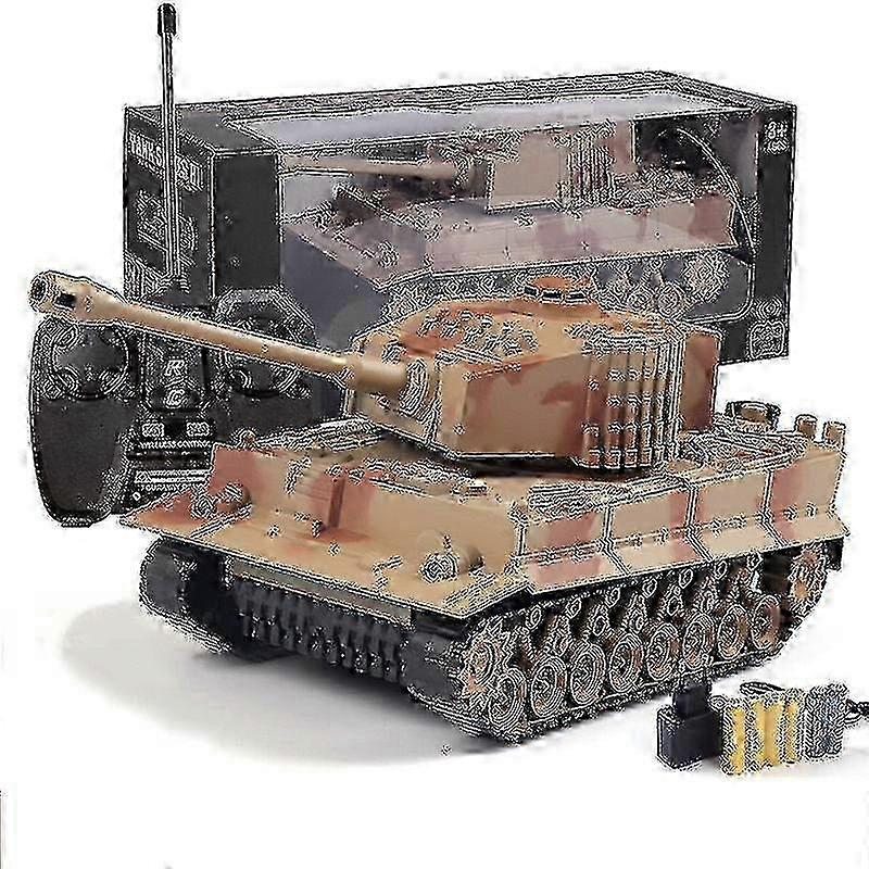 Remote-Controlled Toy Tanks for Kids and Adults with Rotating Turrets and Adjustable Barrels