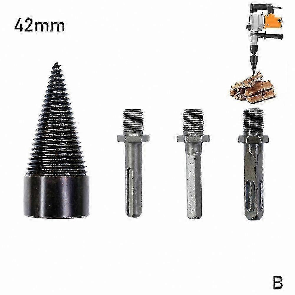 Firewood Splitting Cone Drill Bit for Wood Processing