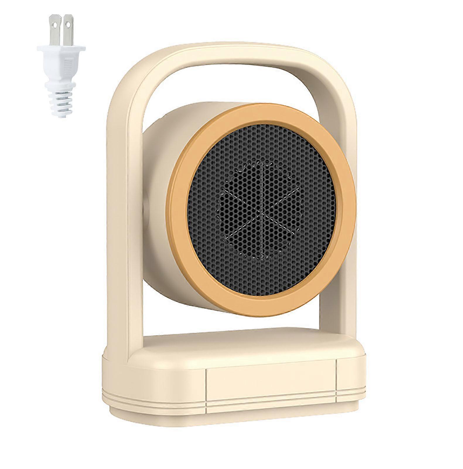 Small Heaters Portable Space Warmer with Fast Heating Technology Quiet Operation Suitable for Office Desk and Study Room  White