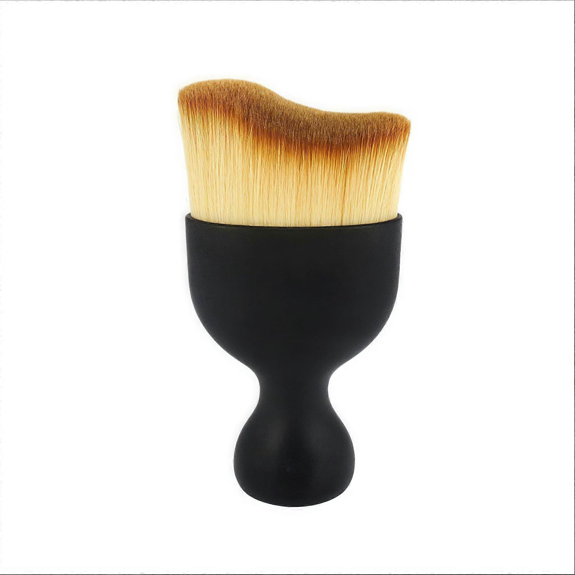 Car Detailing Brush with Curved Handle, Soft Bristles for Interior Dust Cleaning, 1PCS with Protective Cover