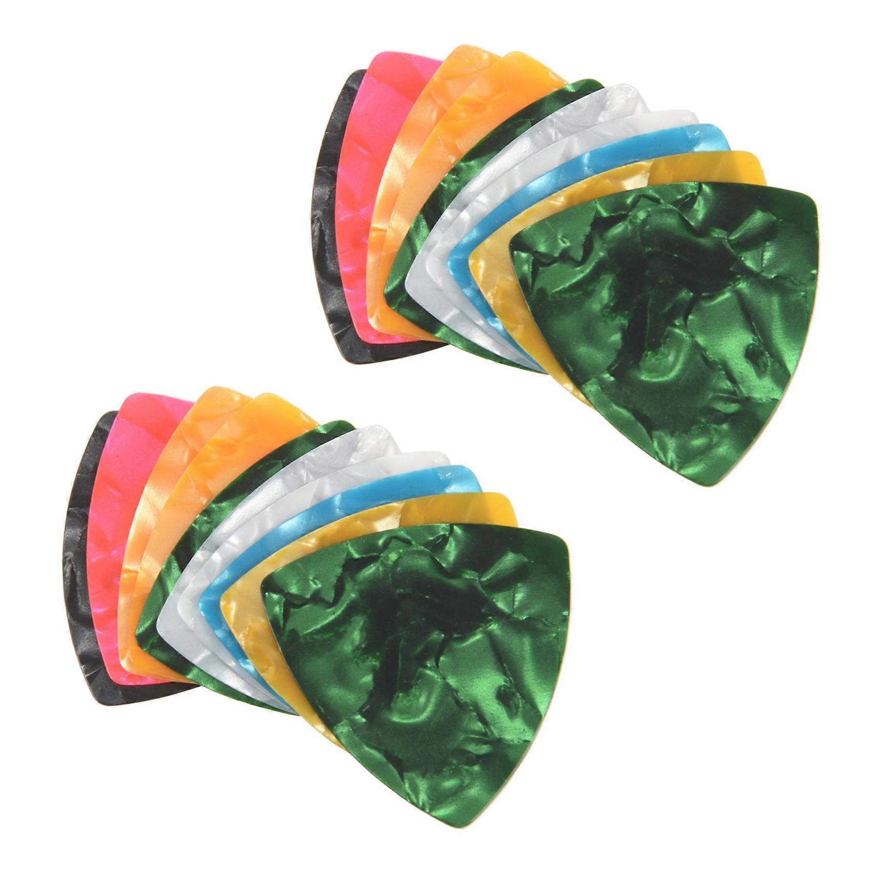 20Pcs Acoustic/Electric Guitar Picks Plectrums 0.46mm---Assorted Color