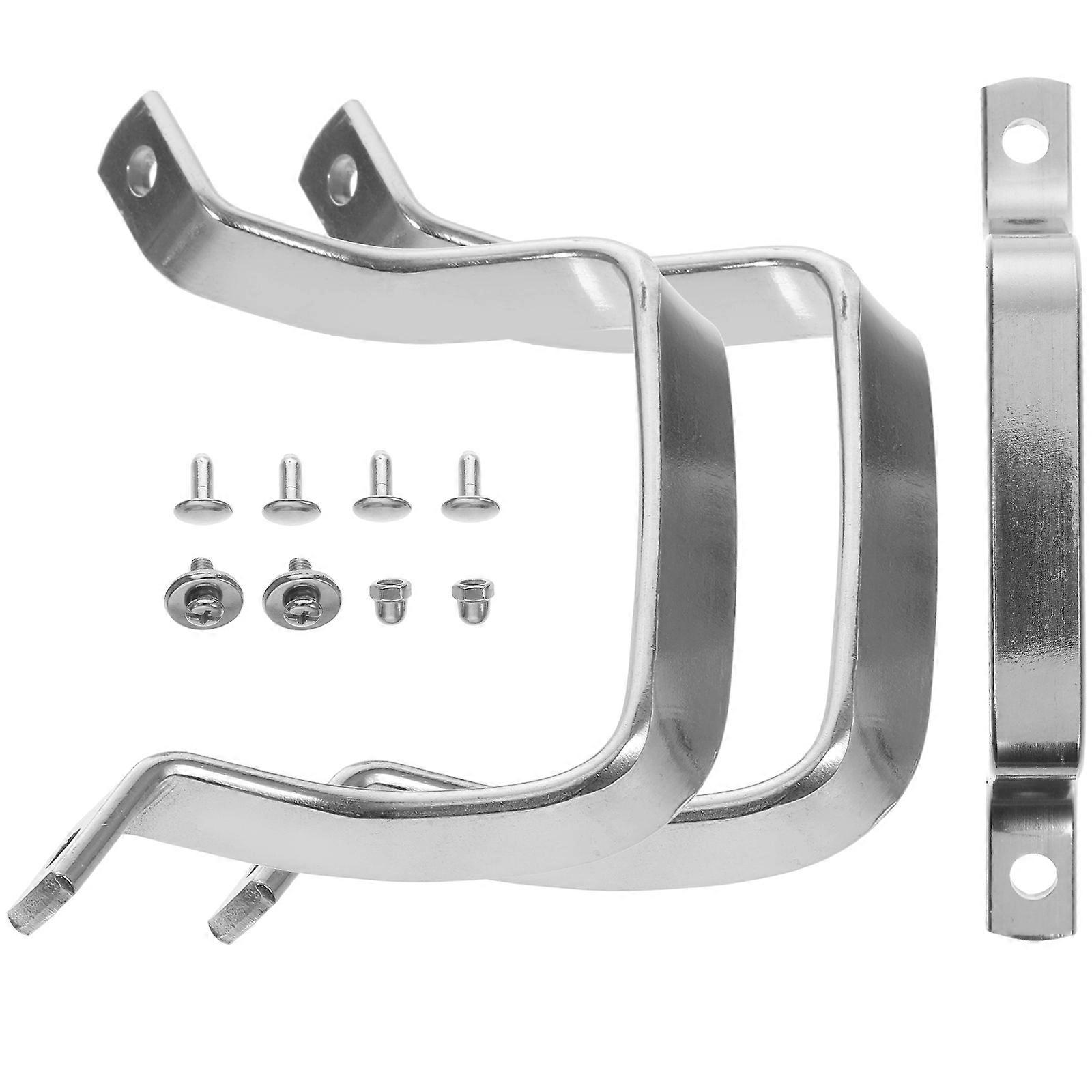 1 sett pannehåndtak, reservehåndtak i rustfritt stål, sidehåndtak til gryte