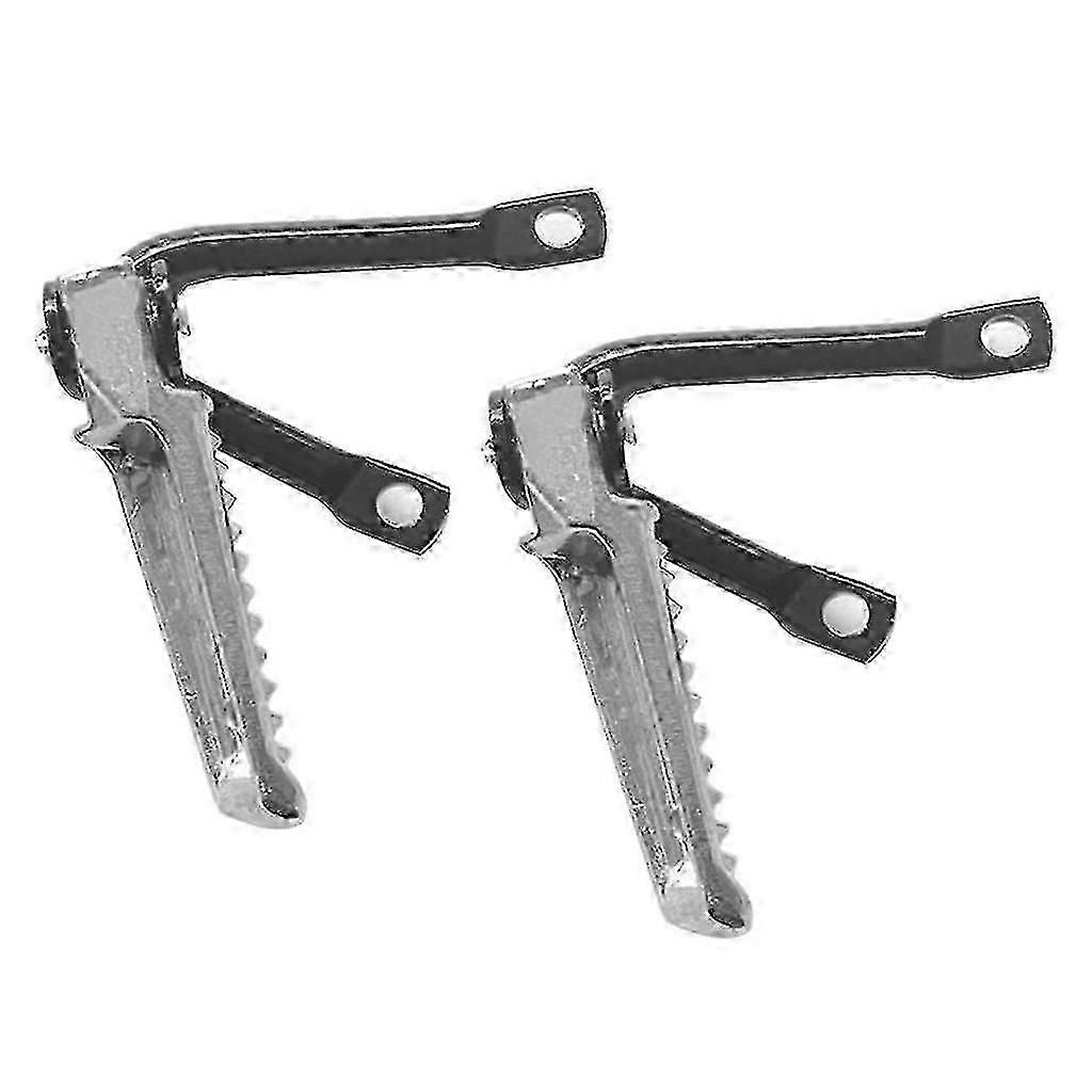 2pcs motorcycle rear footrest folding pegs