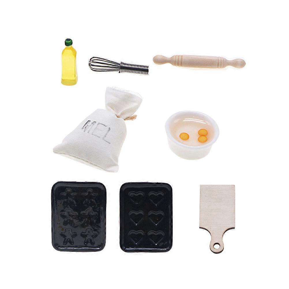 Bakeware Simulation Baking Models for Kids 1Set Mini House Decor Toy