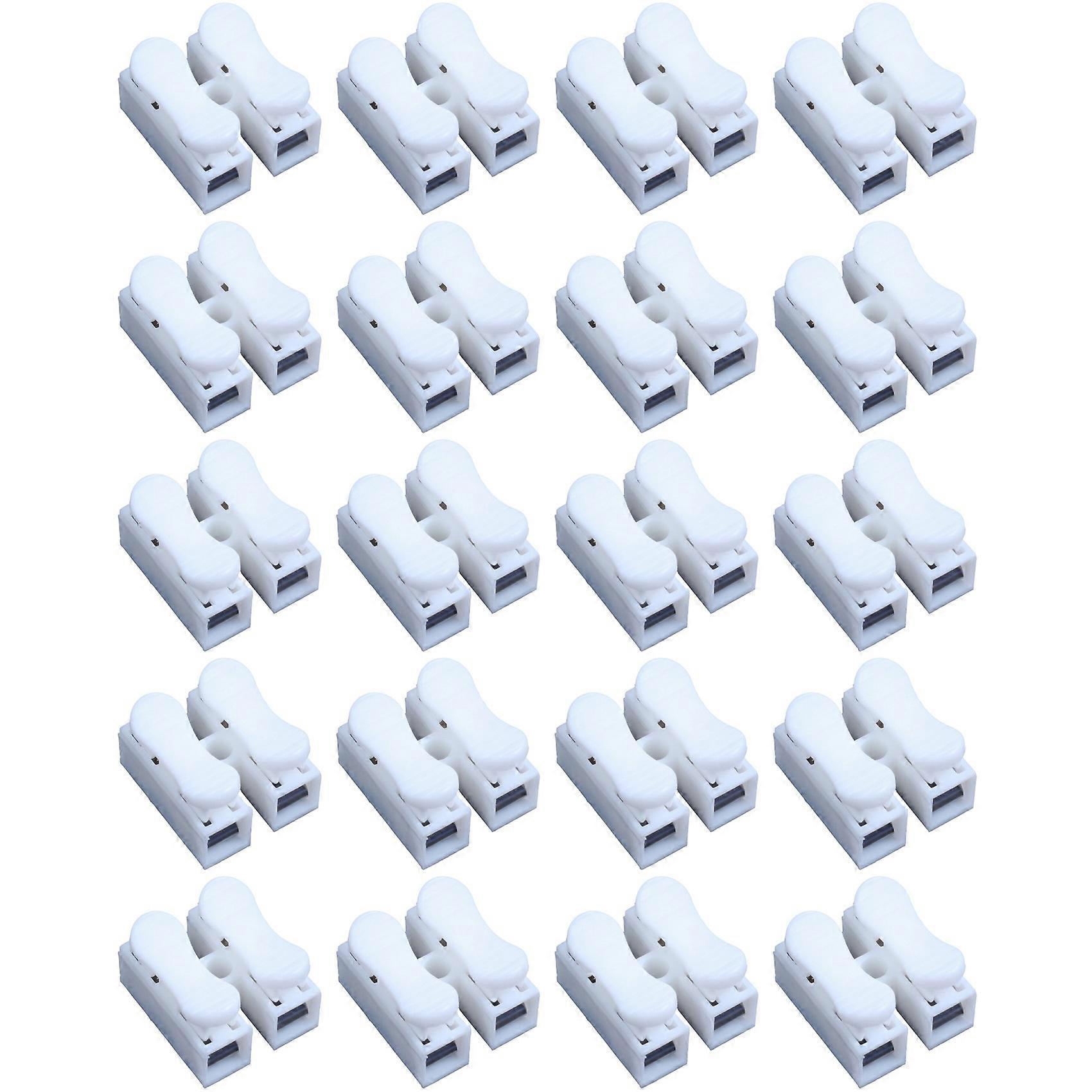 1000PCS CH2 Spring Quick Wire Connector Cable Clamp Terminal Block Connector for LED Strip Light