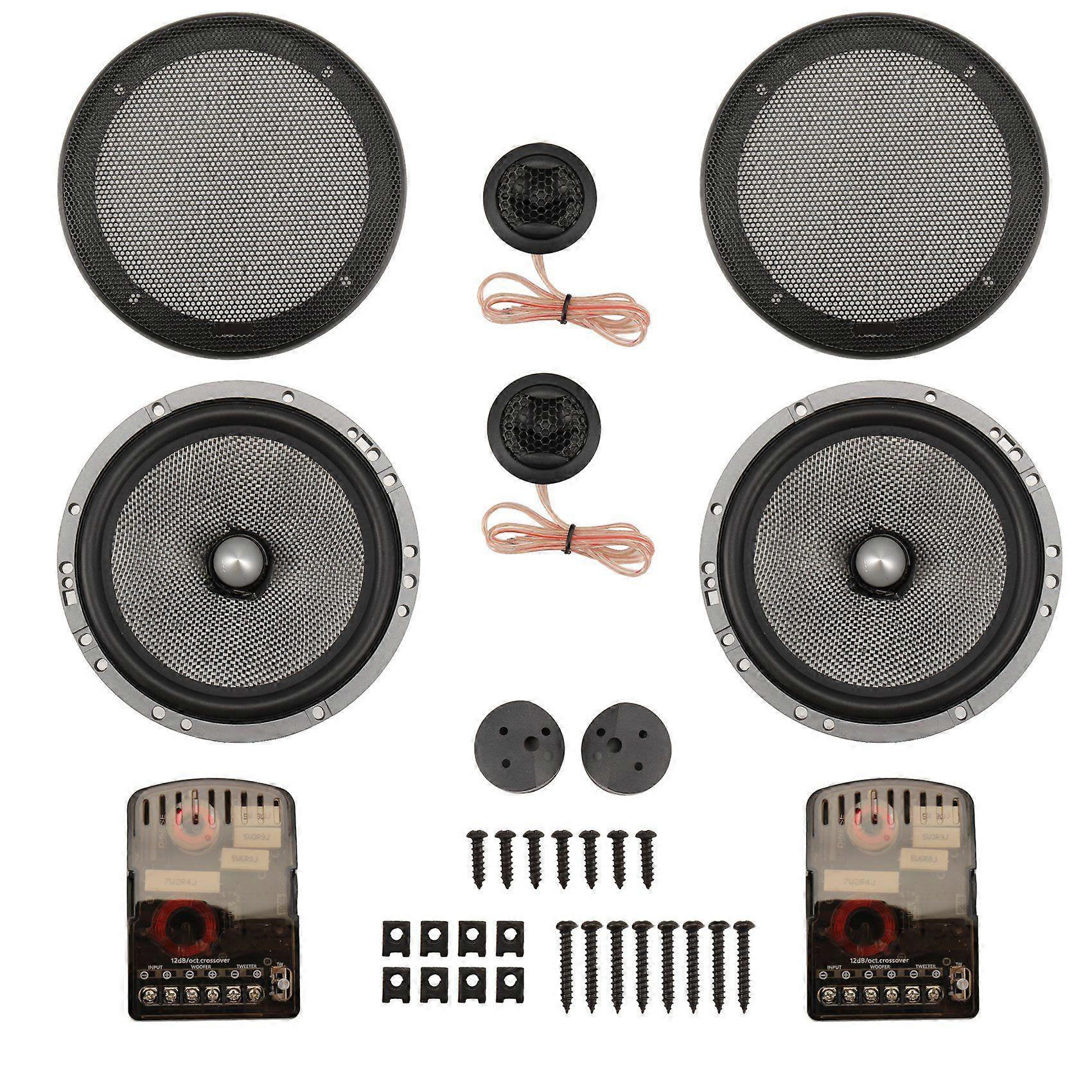 Car Set Speaker 165AS 6.5 Inch Car Front Door Speaker Modified with High and Low Pitched Speaker