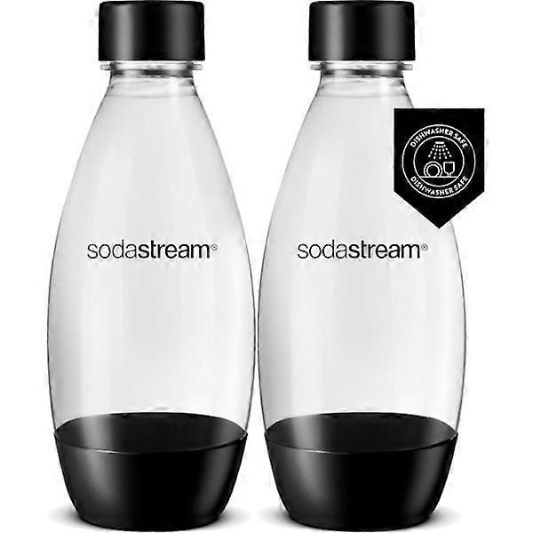 Sodastream DWS Fuse drinking bottle, black, 2 pcs