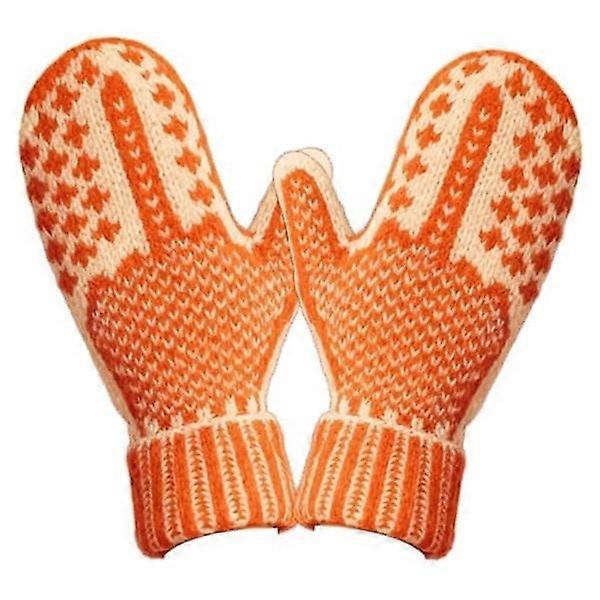 Tuhma lista - lapaset | Mukavat neuleet piilotetulla asenteella, käsinneulotut piilotettu keskisormi talviset lämpimät lapaset naisille