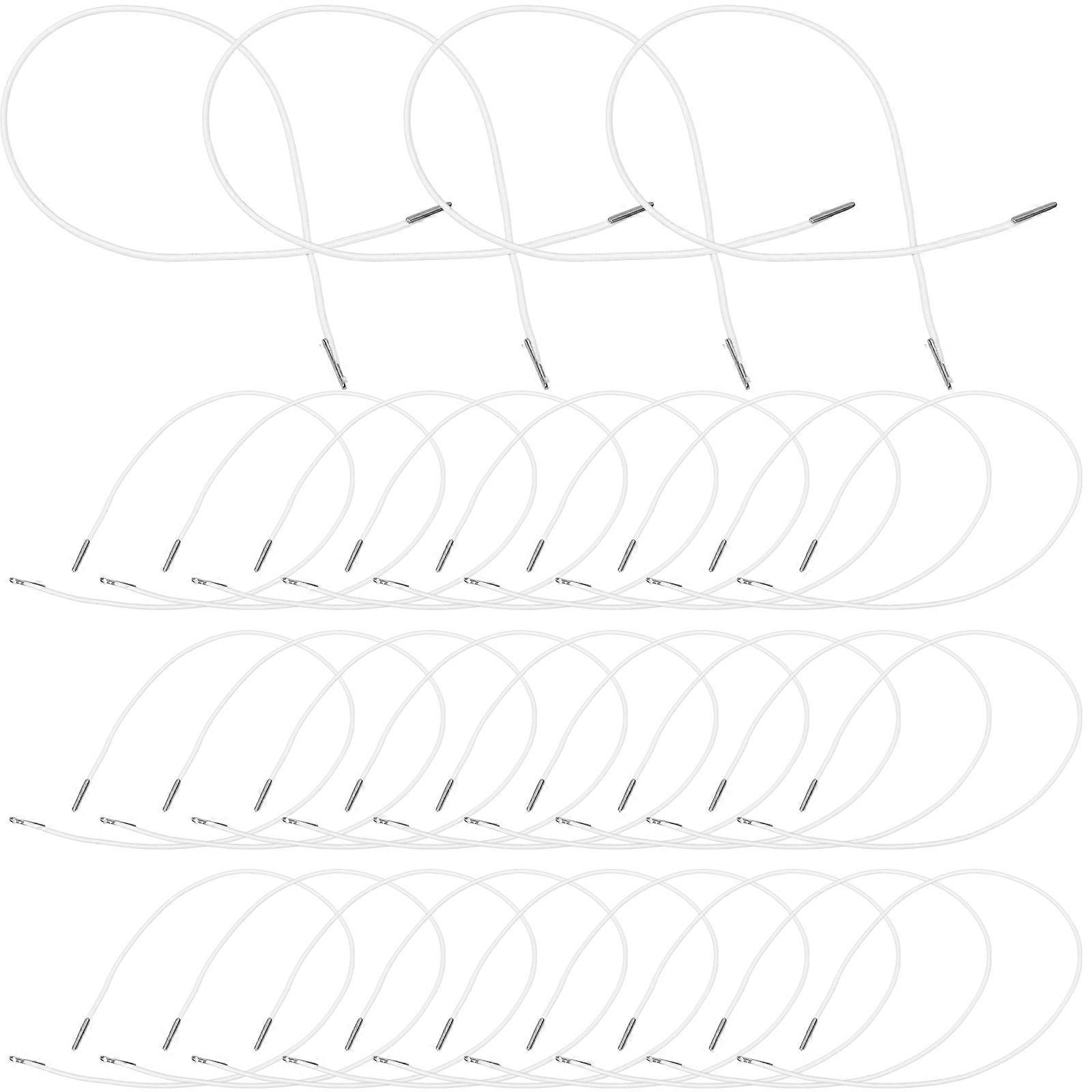 Elastic String for Hat Wind Protection with Stainless Steel 30Pcs