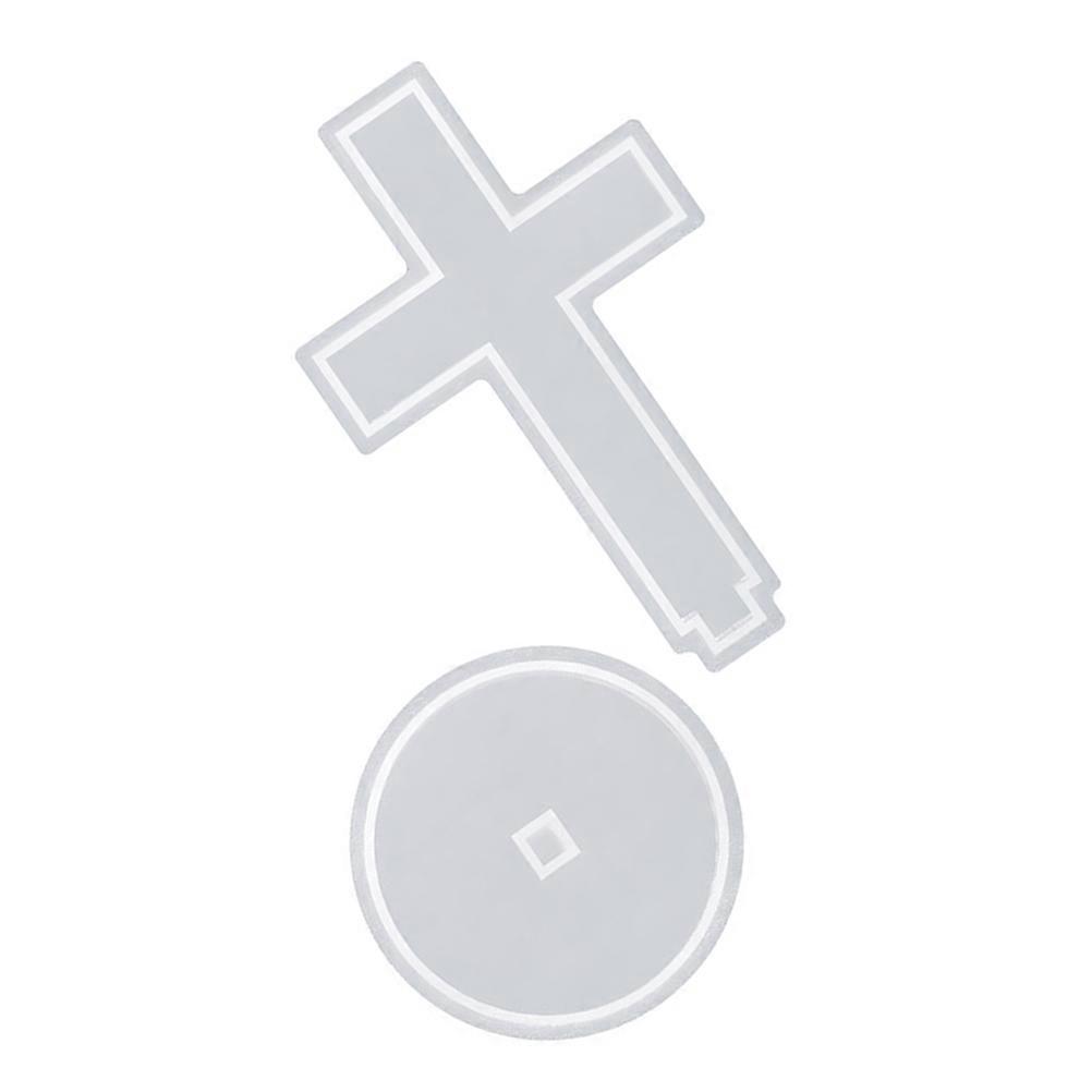 Silicone Cross Resin Mold for DIY Crafting Large Mold with Base