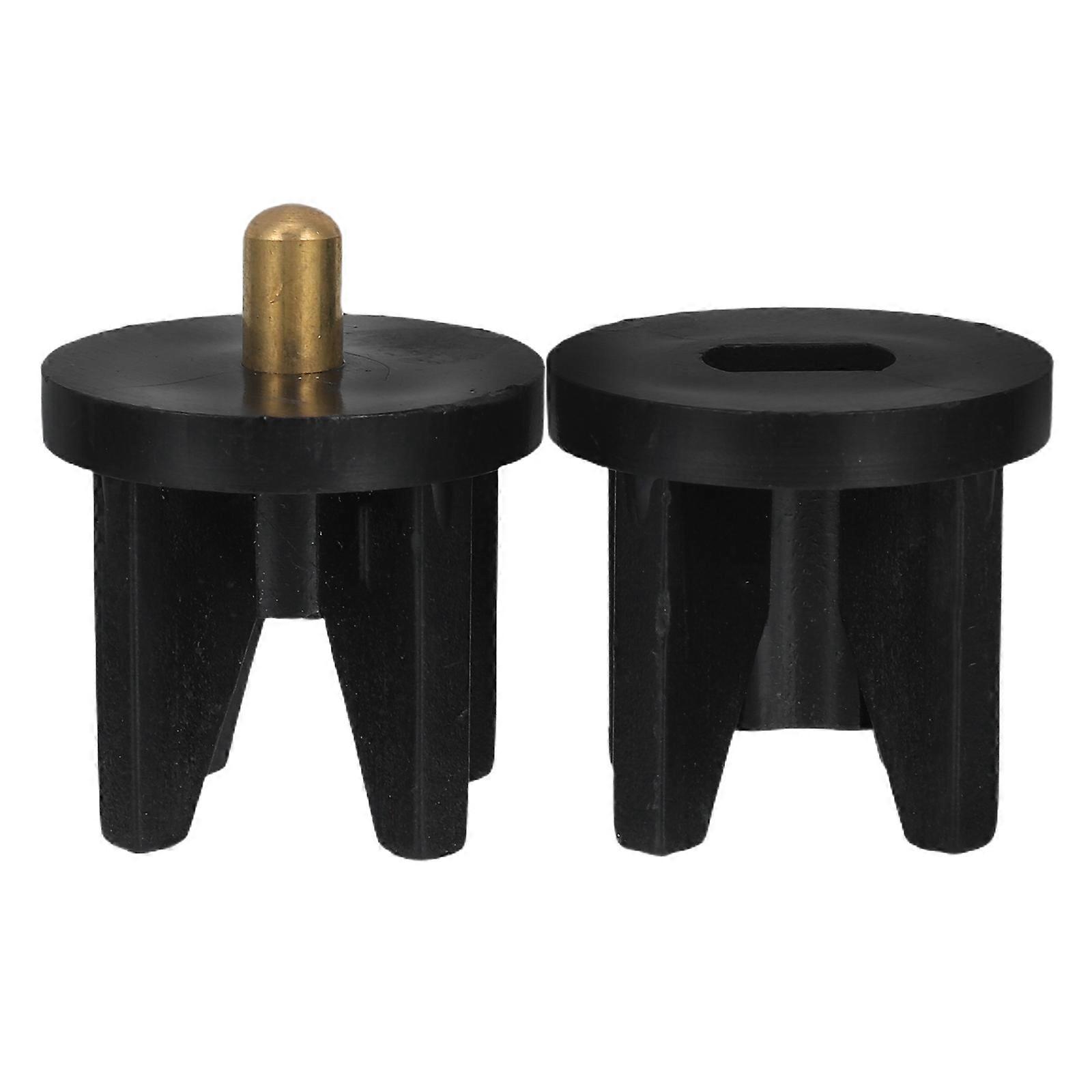 Black Roller Shade End Cap for Weather Resistant Use with 2Pcs Set