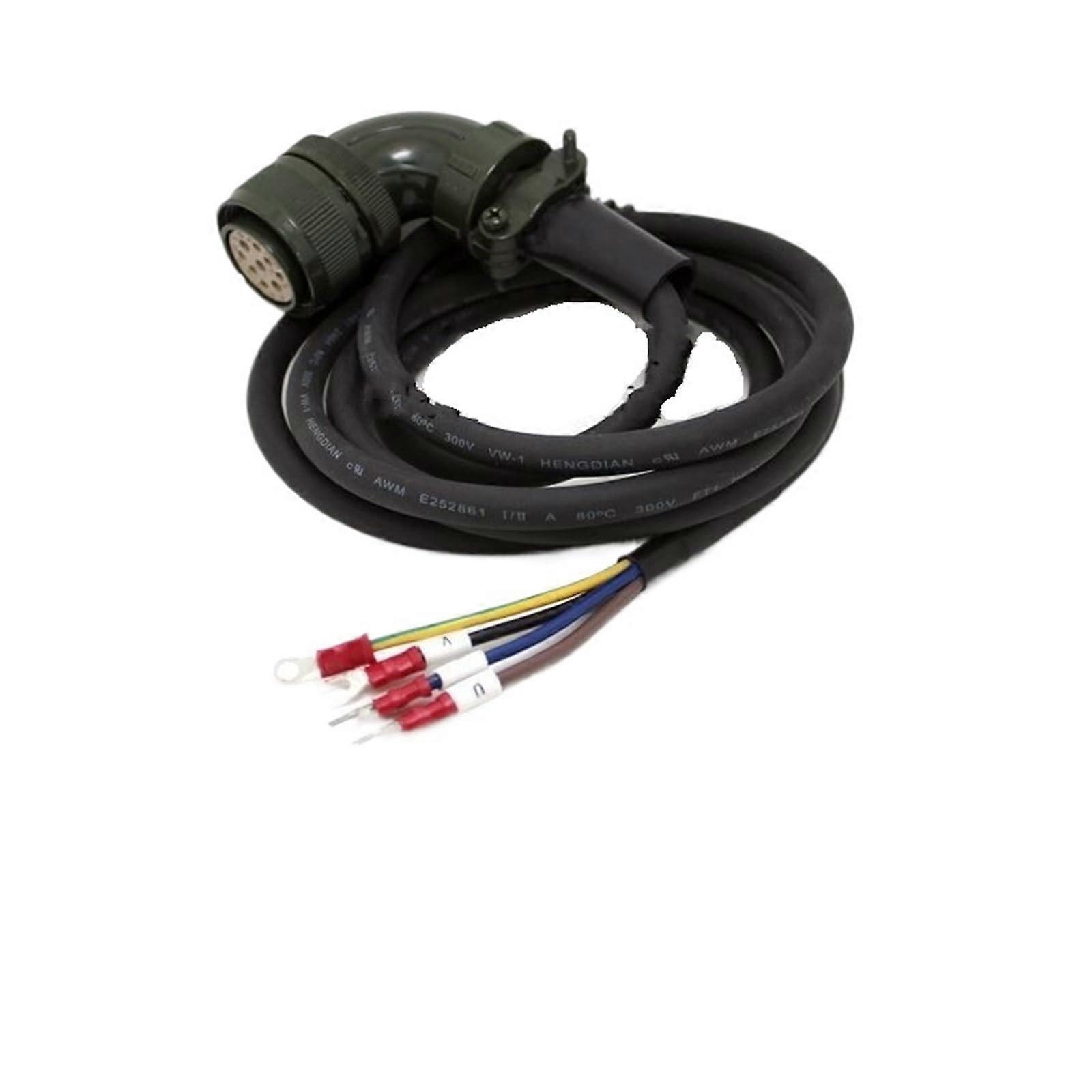 1.5kW ASD Series Servo Motor Power Cable 8M B2 AB Stable Power Delivery Replacement