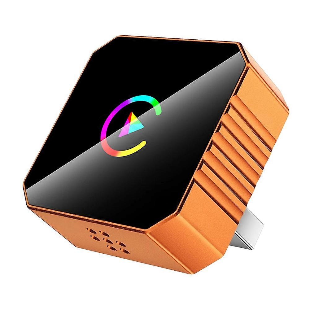 2in1 Wireless Carplay Adapter Android AUTO Smart AI Box WiFi & Bluetooth5.0+Voice Control Wired to Wireless Carplay