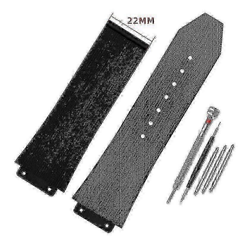 רצועת שעון שרשרת עבור Hublot סיליקון המפץ הגדול 25*19 מ"מ עמיד למים