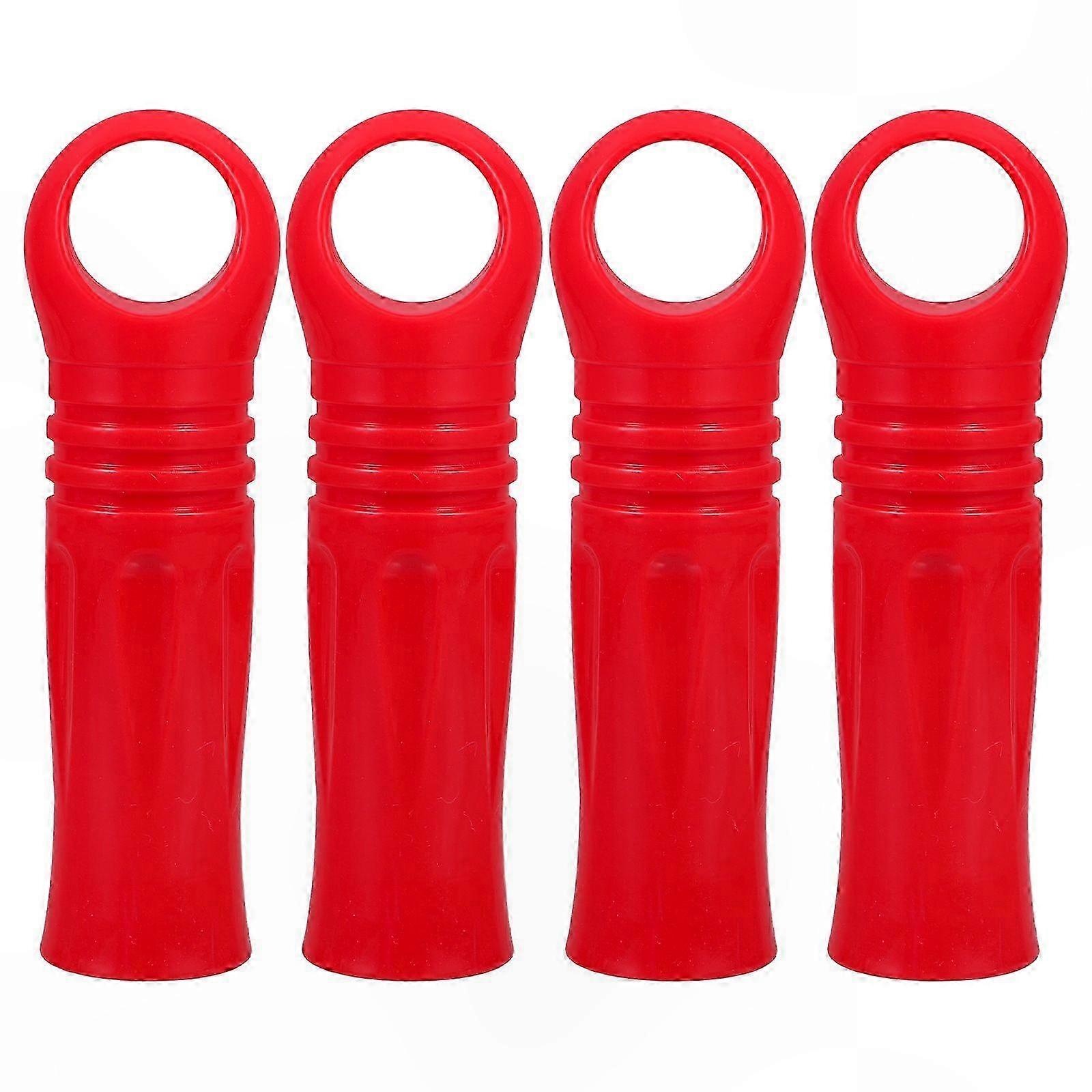 4-Pack Mop Handle Grips Replacement Caps for Dustpan Rod Ends