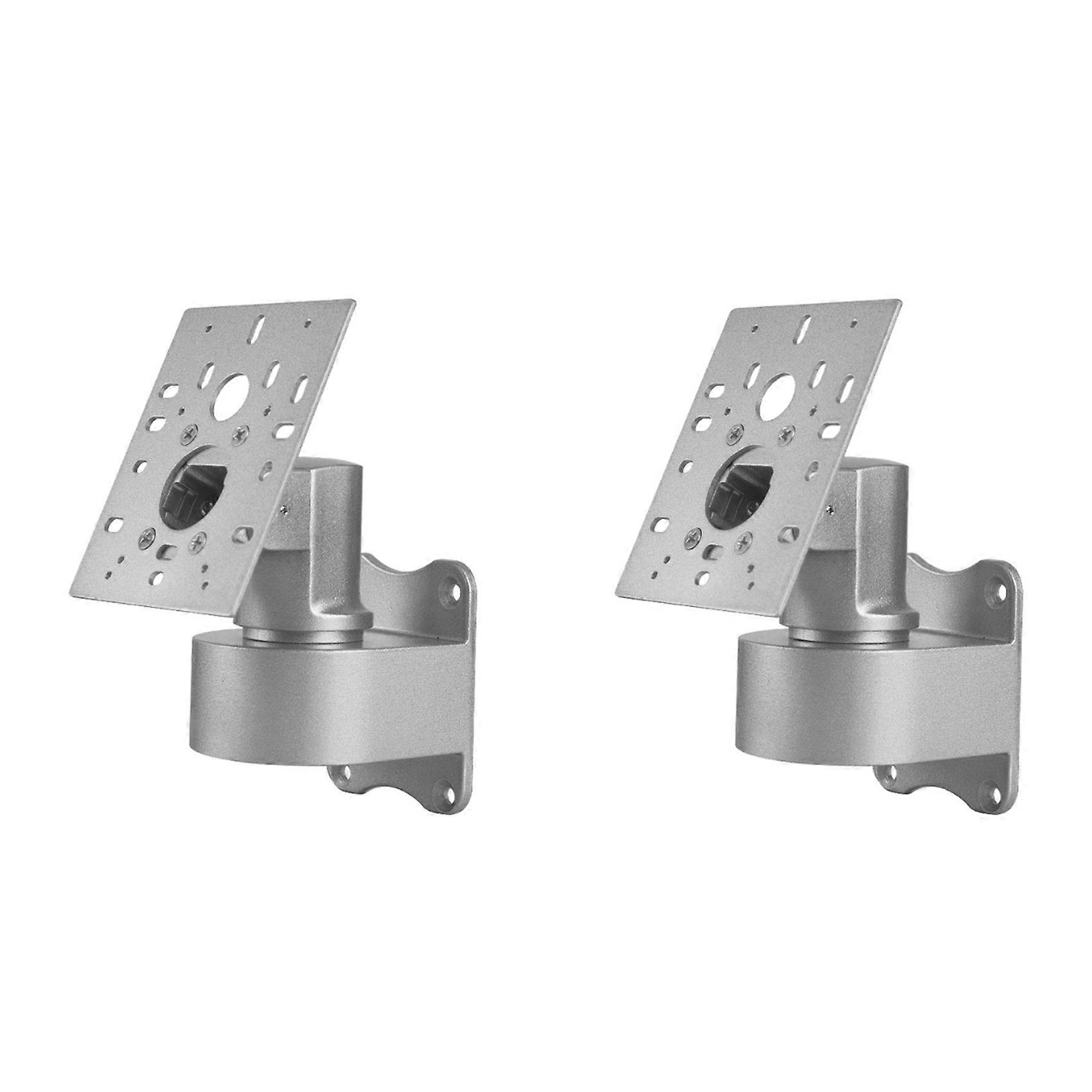 2X Wall-Mounted Bracket Face Recognition Machines Access Control Multi-Angle Adjustment Universal Aluminum Alloy Base