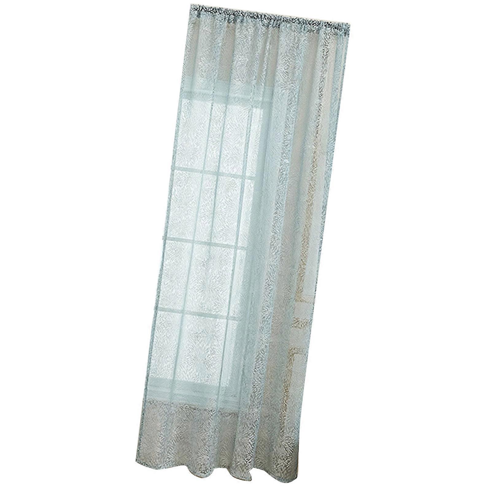Machine Washable Polyester Sheer Curtain Features Rod Pocket For Simple Installation And Low Maintenance Home Use  140x200cm