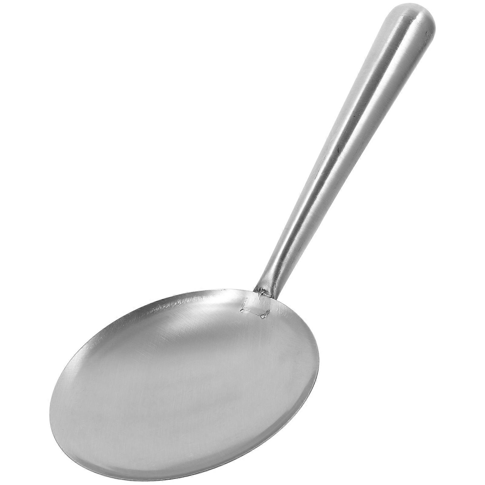 Tofu Spoon Rice Flat Bottom Scooper Oil Soup Ladle 1 Set for Home Restaurant Kitchen