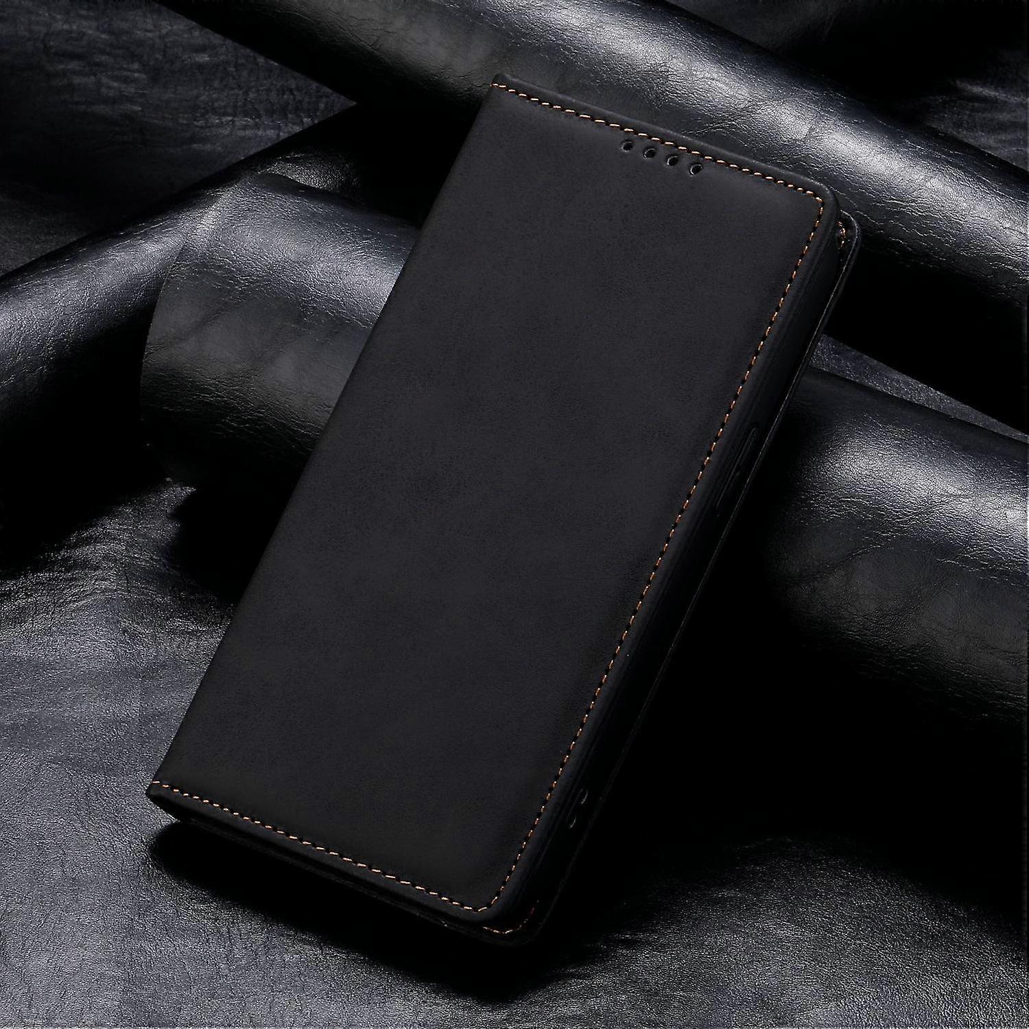 Case For Iphone 13 Mini Black Business Leather Multifunctional Creative Solid Color No6562