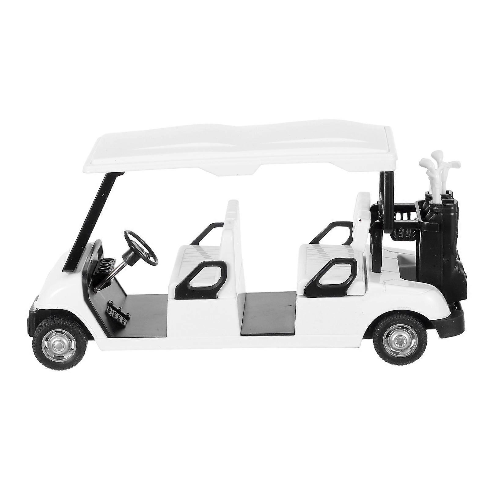 Mini Golf Cart Diecast Model with Pullback Action Toy