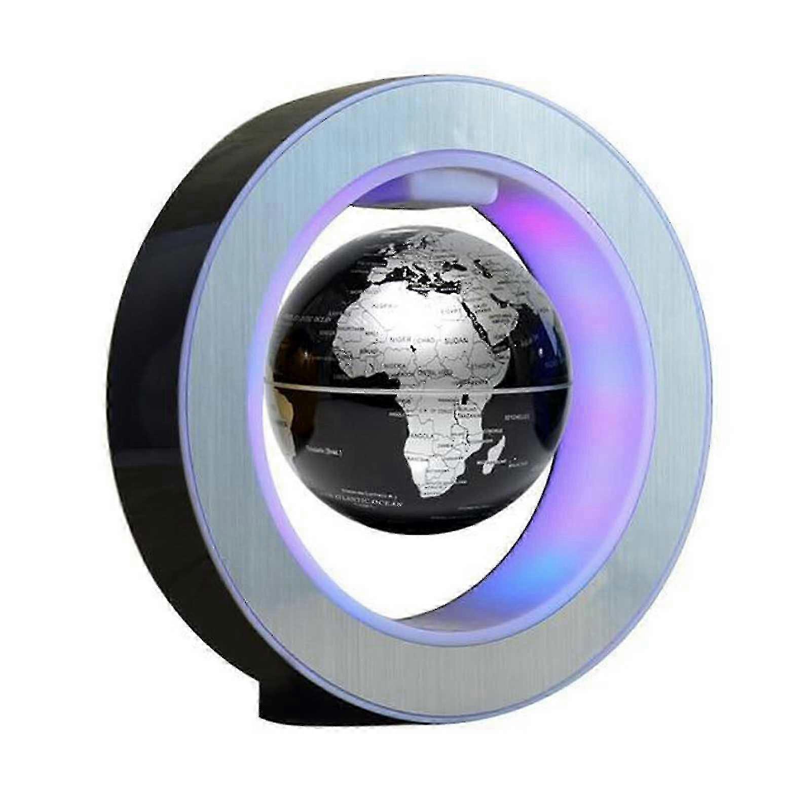 2026 Magnetic Levitation Floating Globes Led Light Self-rotating World Map Gift