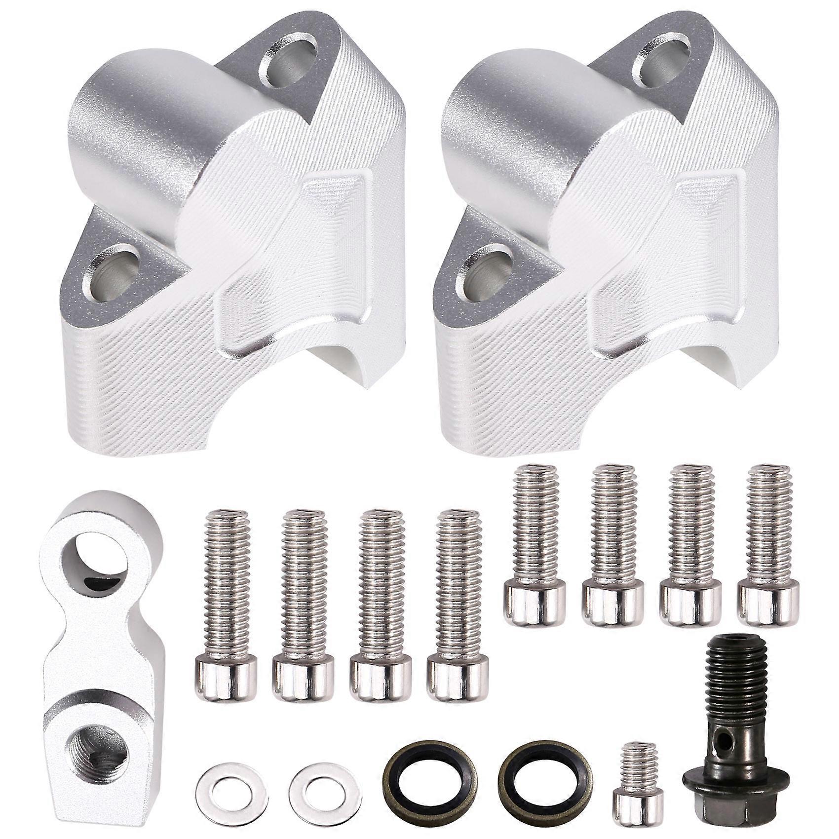 Motorcycle Accessories Handlebar Riser for CFMOTO Silver