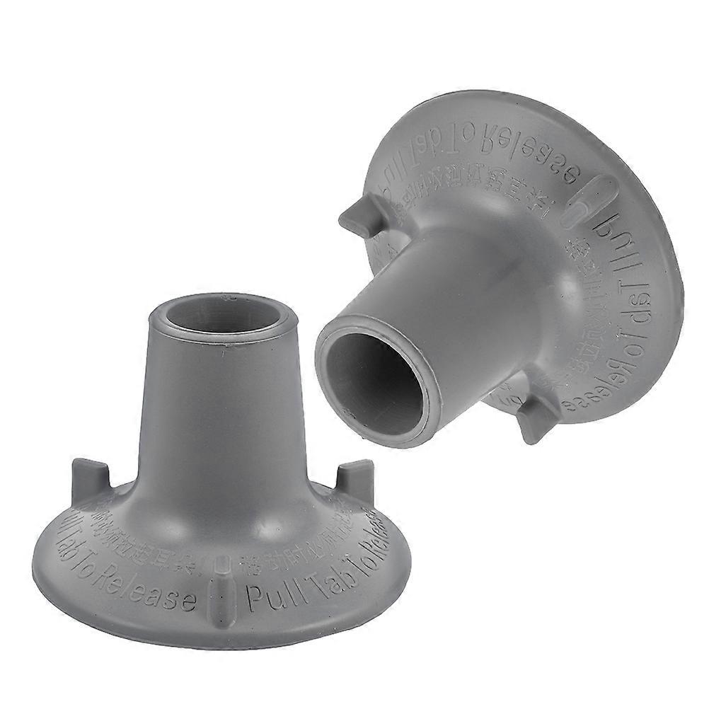 Grey Rubber Suction Cup Feet for Shower Bench 4Pcs Replacement Pads