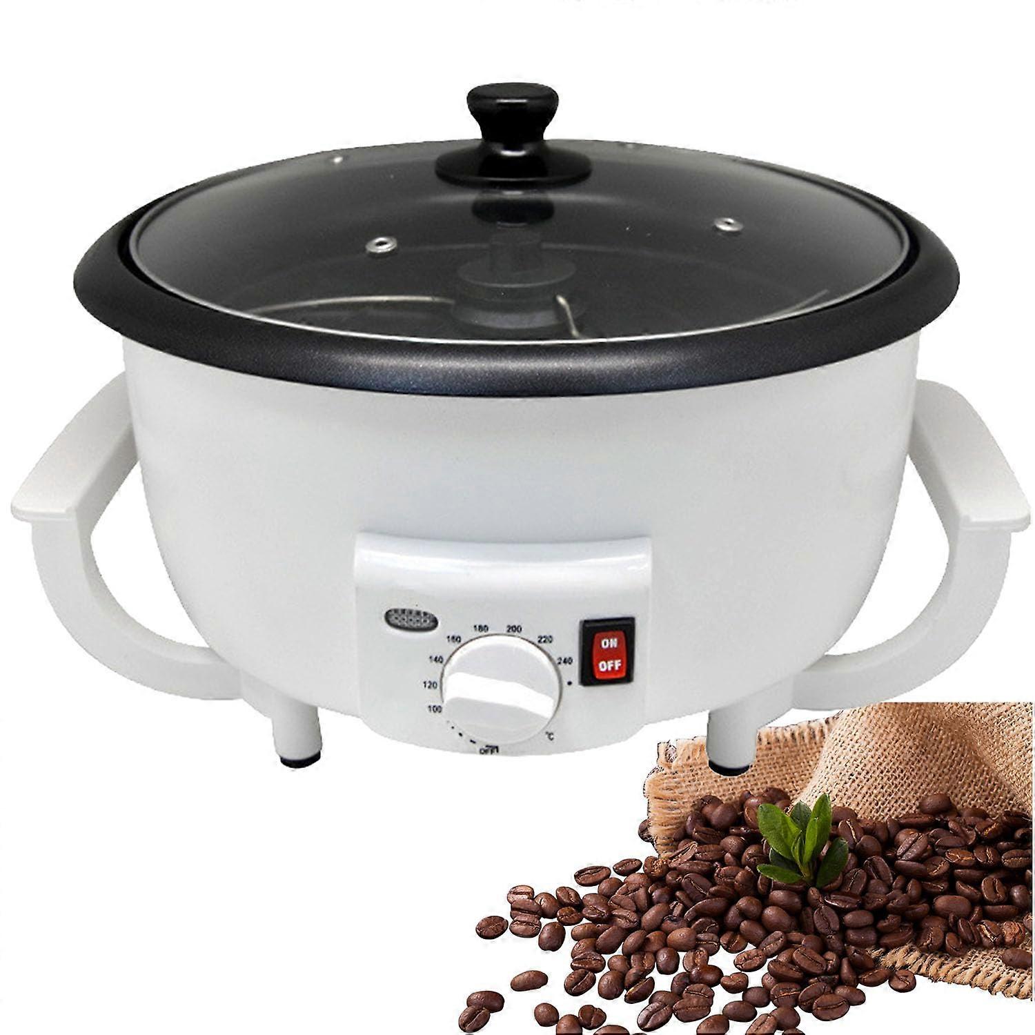 1200W Home Coffee Bean Roaster with Adjustable Temperature, Even Heating, 300g Capacity