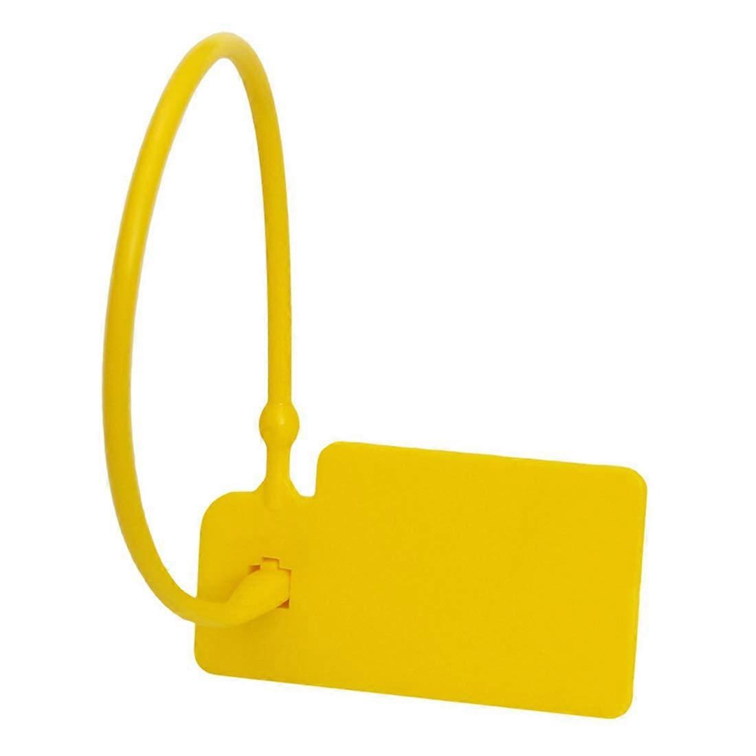 Plastic Tamper Evident Security Tags 100 Pcs 170mm Adjustable Cable Tie Labels for Sealing and Tracking